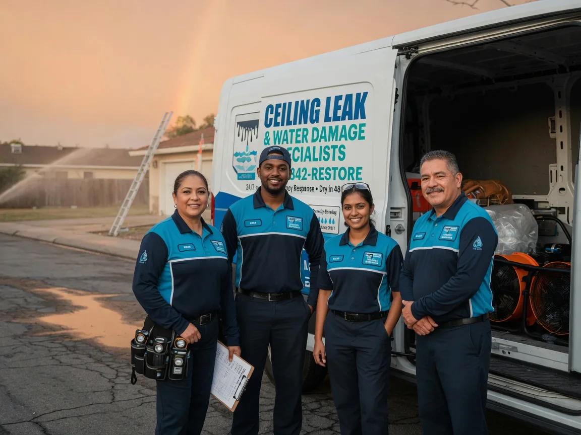 Ceiling Leak Cleanup company in Roundhead, OH