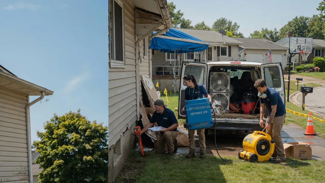 Ceiling Leak Cleanup in Roundhead, OH near me